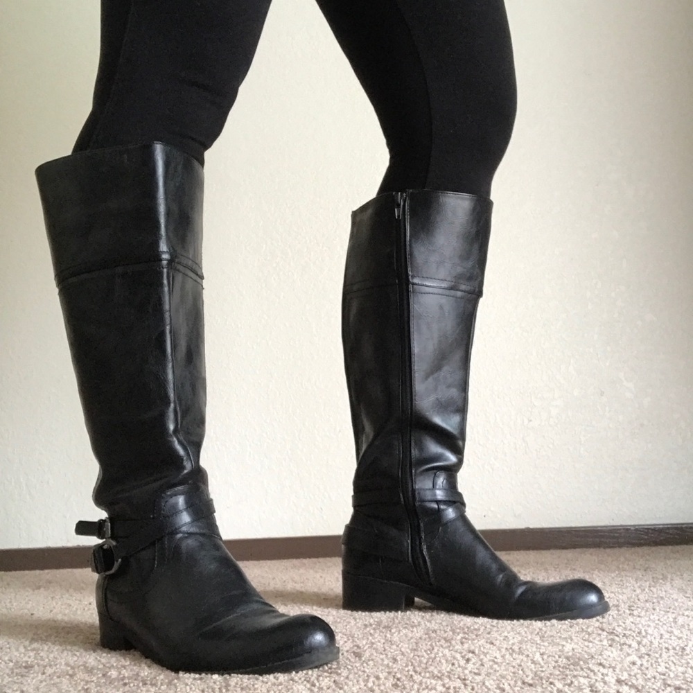 Knee High Leather Boots